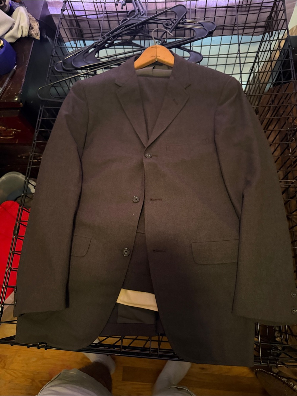 Swell Men's Dark Charcoal Jacket and Pants Set